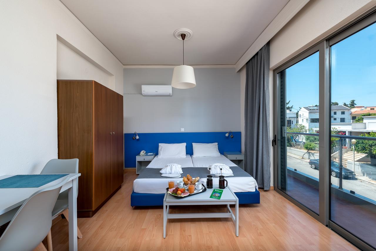 7Palms Aparthotel Rhodes City ภายนอก รูปภาพ