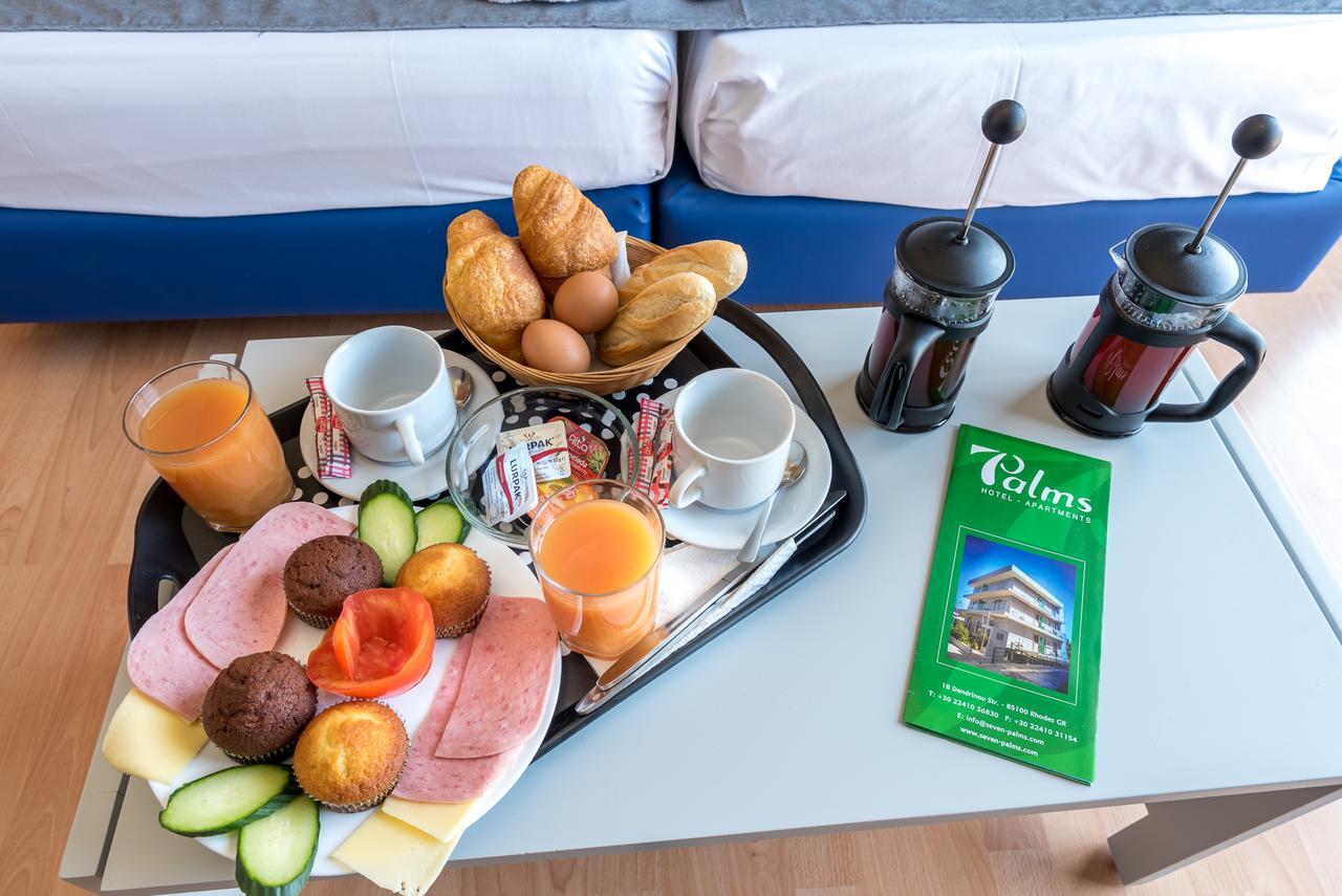7Palms Aparthotel Rhodes City ภายนอก รูปภาพ